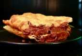 Pastel de Calabresa