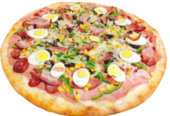Pizza M até 02 sabores